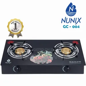 Nunix 2 Burner Glass Table Cooker