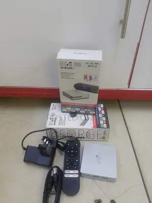 Android14 Set Top Box With Dual Band Wi-fi Resolution 4+64gb