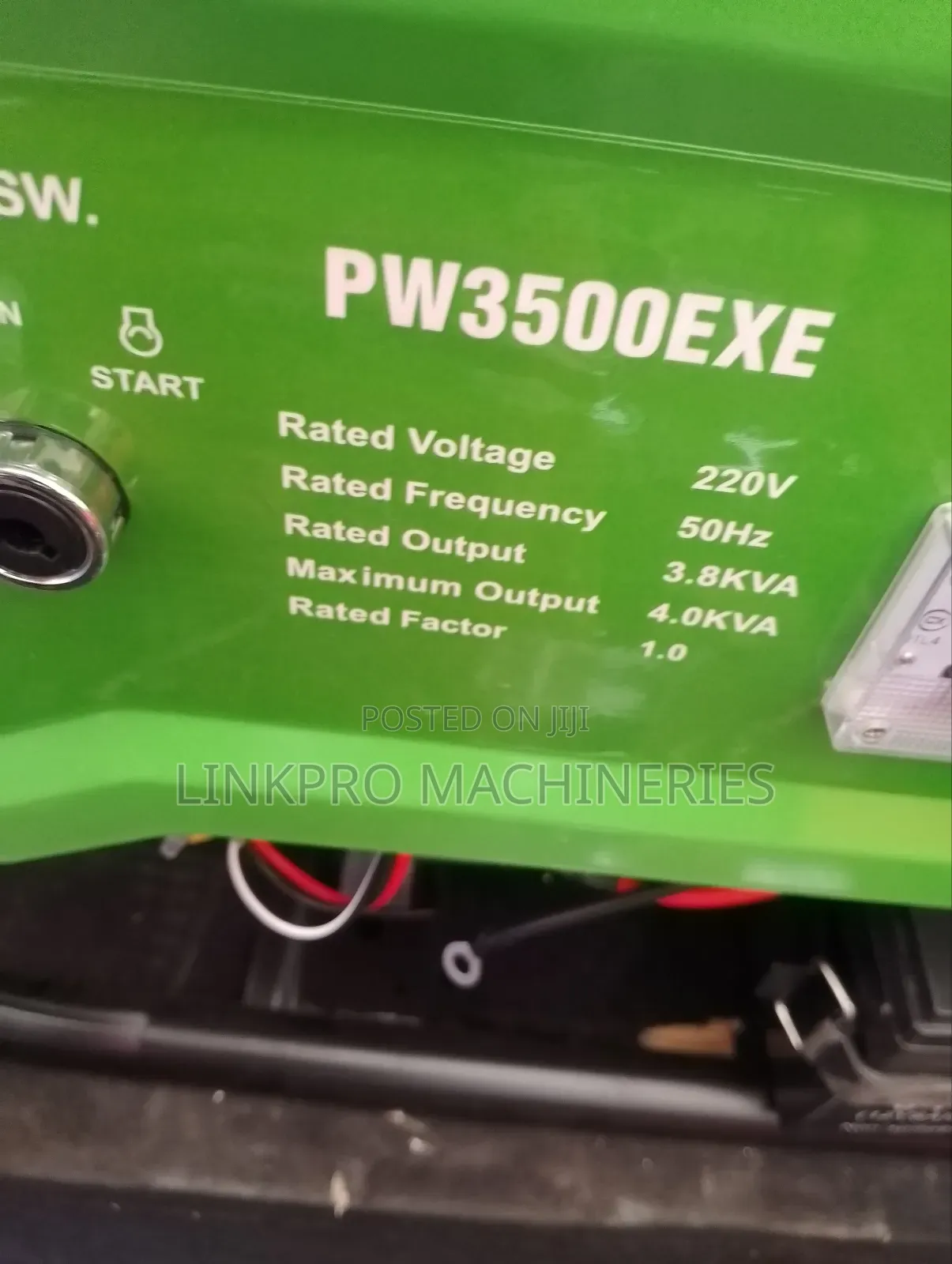 3.8kva Power Usa Petrol Generator
