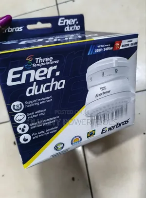 3t Enarducha Shower Head/Salty, Borehole Normal Water