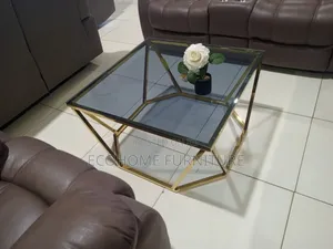 Square Temp Glass Coffee Table