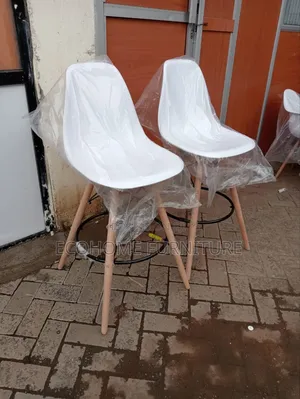 Counter Stool With Wooden Legs