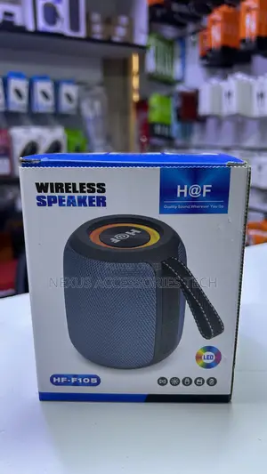 H at F Hf-F105 Bluetooth Speaker – Loud, Clear Portable