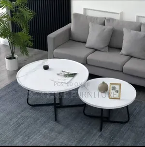 White 2-in-1 Nesting Coffee Table