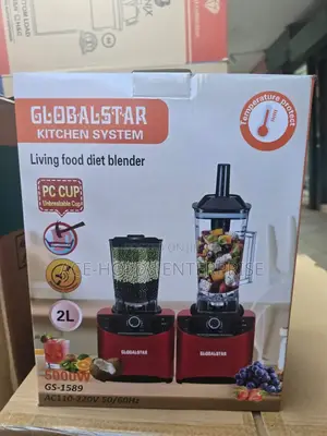 2 in 1 Globalstar 2 L Commercial Blender (Silvercrest Model) - 5000w