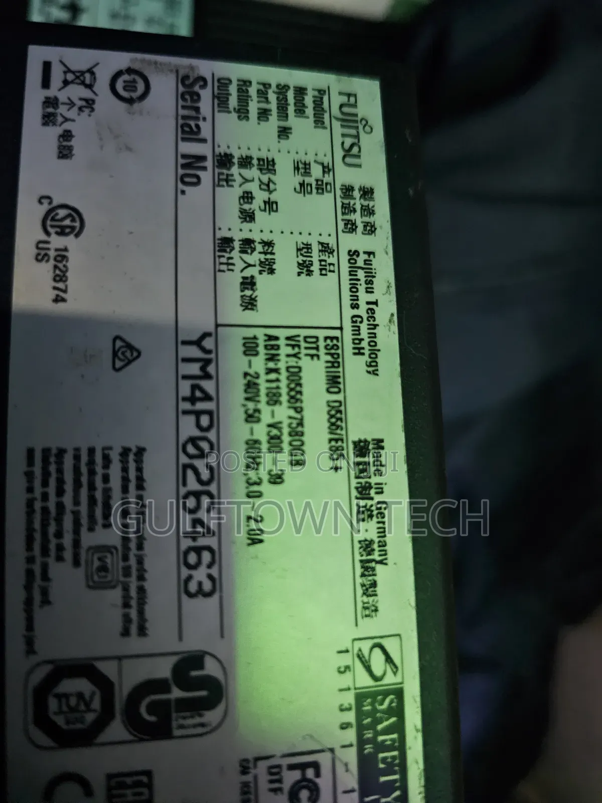 Fujitsu Esprimo D556/2/E85+ 8GB Intel Core i5 HDD 500GB