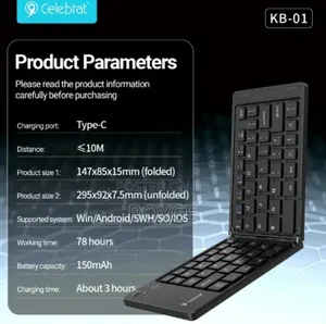 Folding Wireless Keyboard