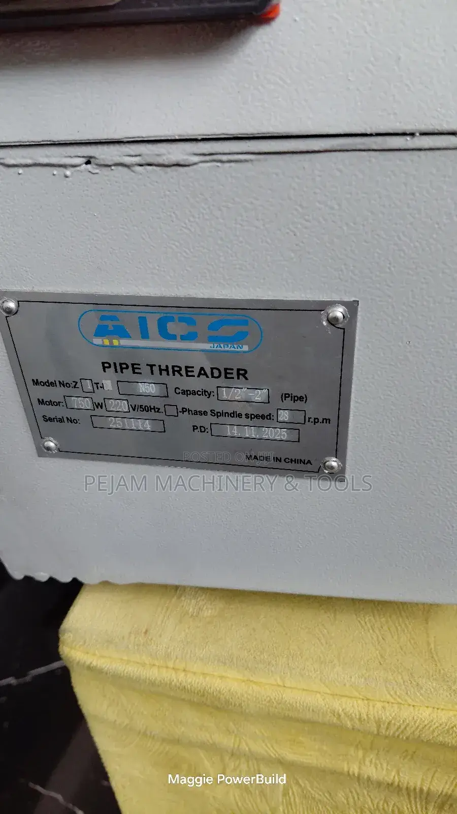 Zit-N50 Electric Pipe Threader 1/2 to 2"