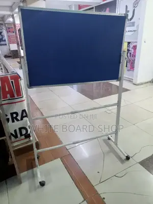 Portable 2-in-1 Notice Board Whiteboard – 90cm X 60cm