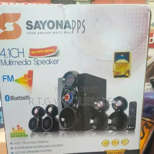 Sayona 4.1 Channel Bluetooth Speaker System 16000w