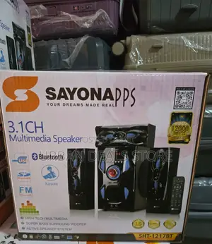 3.1ch Sayona SHT Bt Home Theater System Bluetooth/Fm/Usb