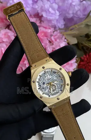 Hublot Big Bang Quartz Brown Leather Strap