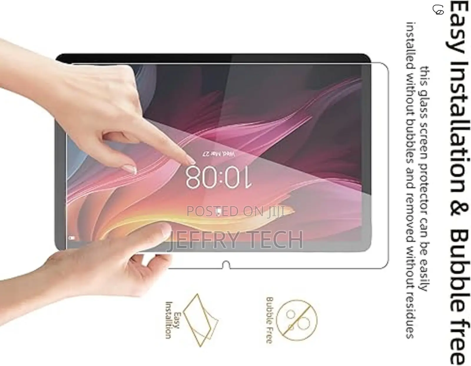 Miwik Tempered Glass Screen Protector for Lenovo Tab