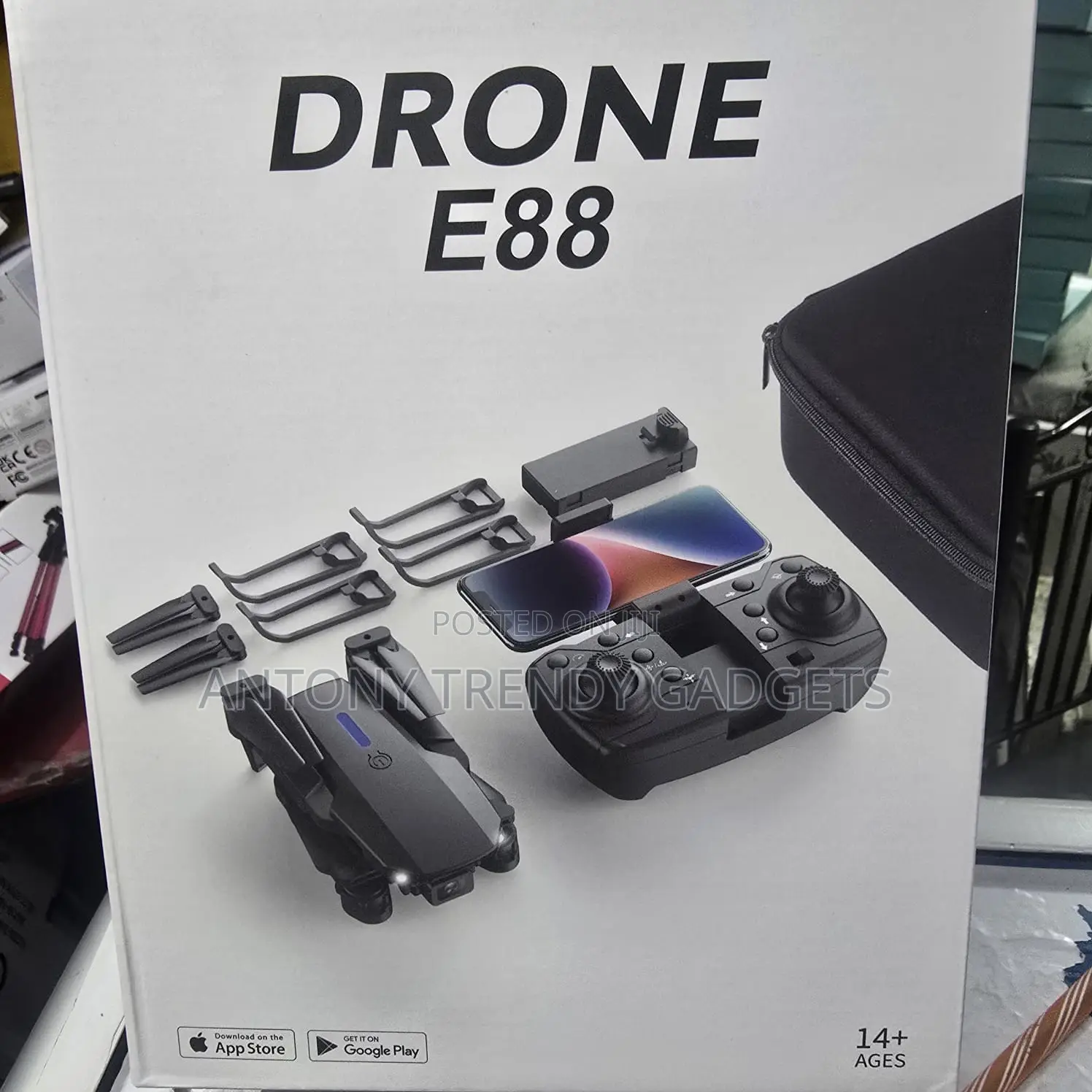 E88 Camera Drone With Gesture Control & Smart Flight Modes