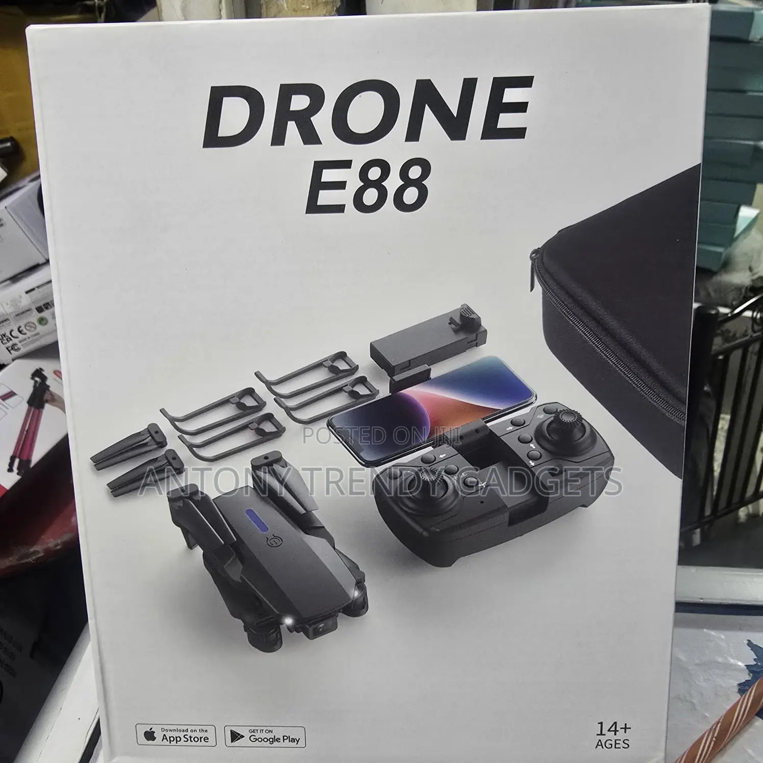 E88 Camera Drone With Gesture Control & Smart Flight Modes