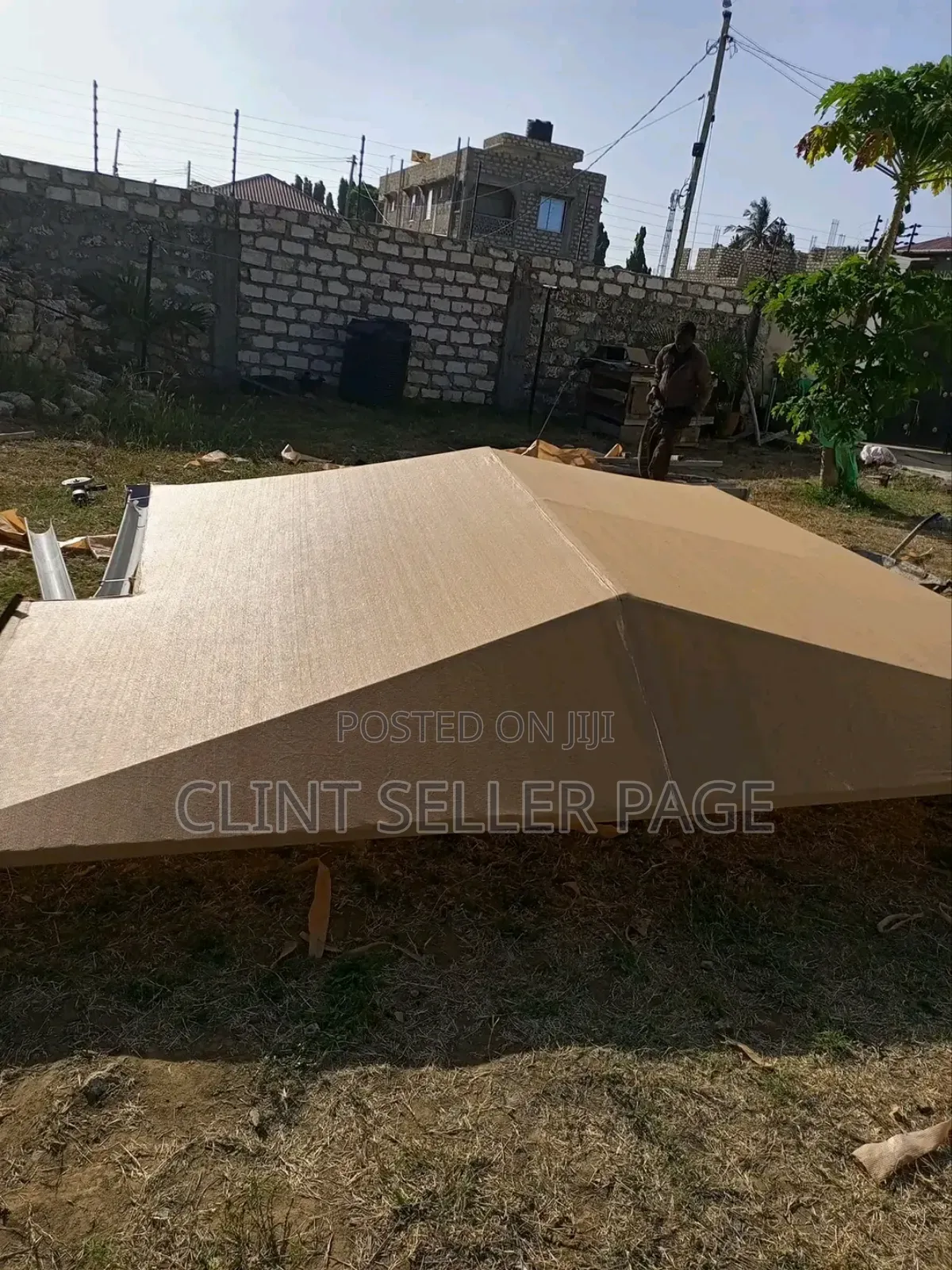 Beige Colour Car Canopy Net (Carshade Net)