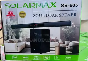 2.1ch Sb 605 Solarmax Soundbar Multimedia Speaker System Woofer