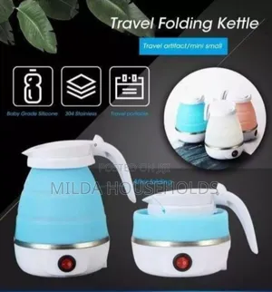 0.8litres Silicon Portable Foldable Travel Electric Water Kettle.