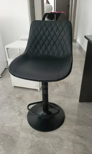 Black Leather Counter Stools