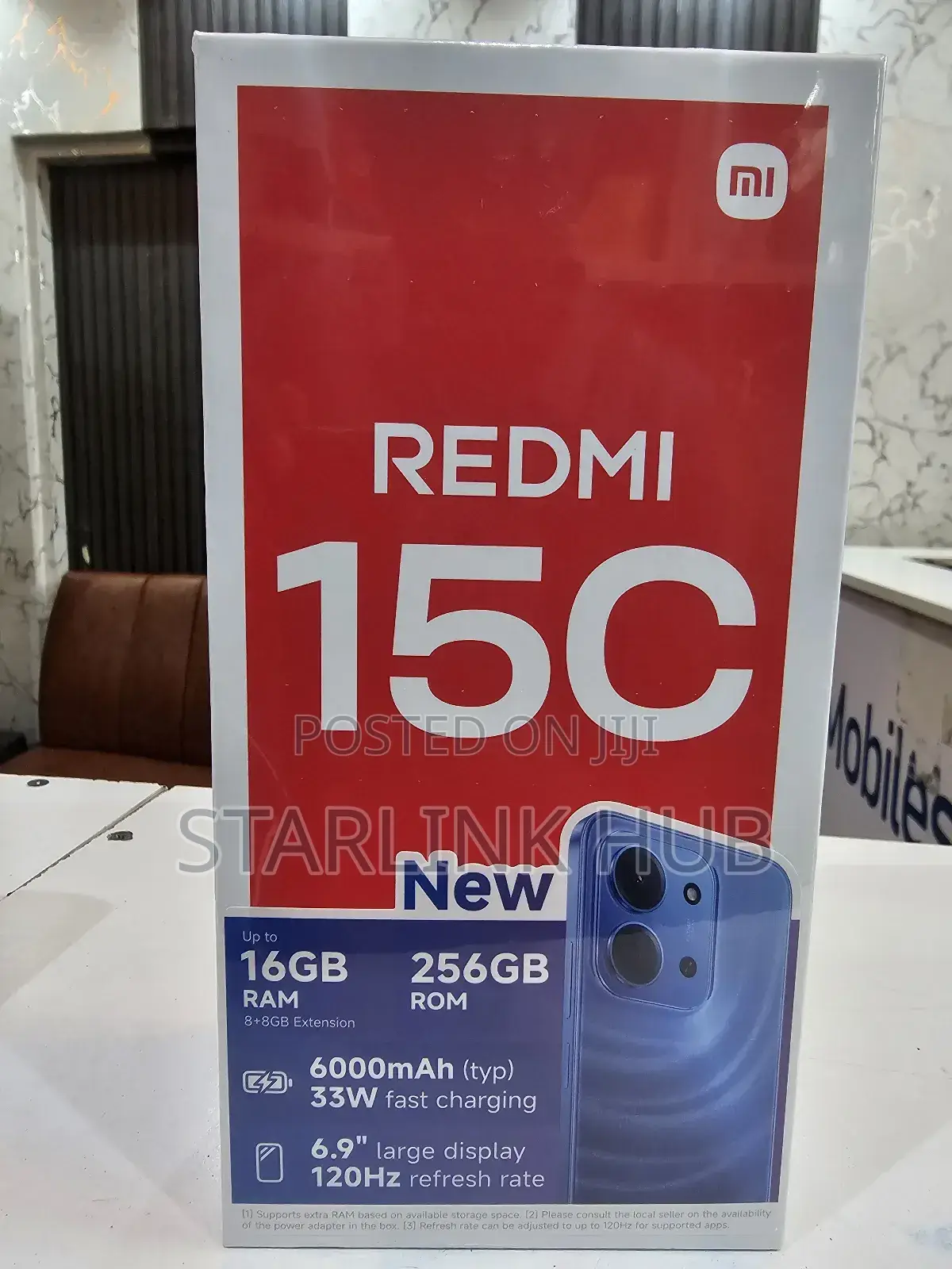 New Xiaomi Redmi 15C 4G 256 GB Black