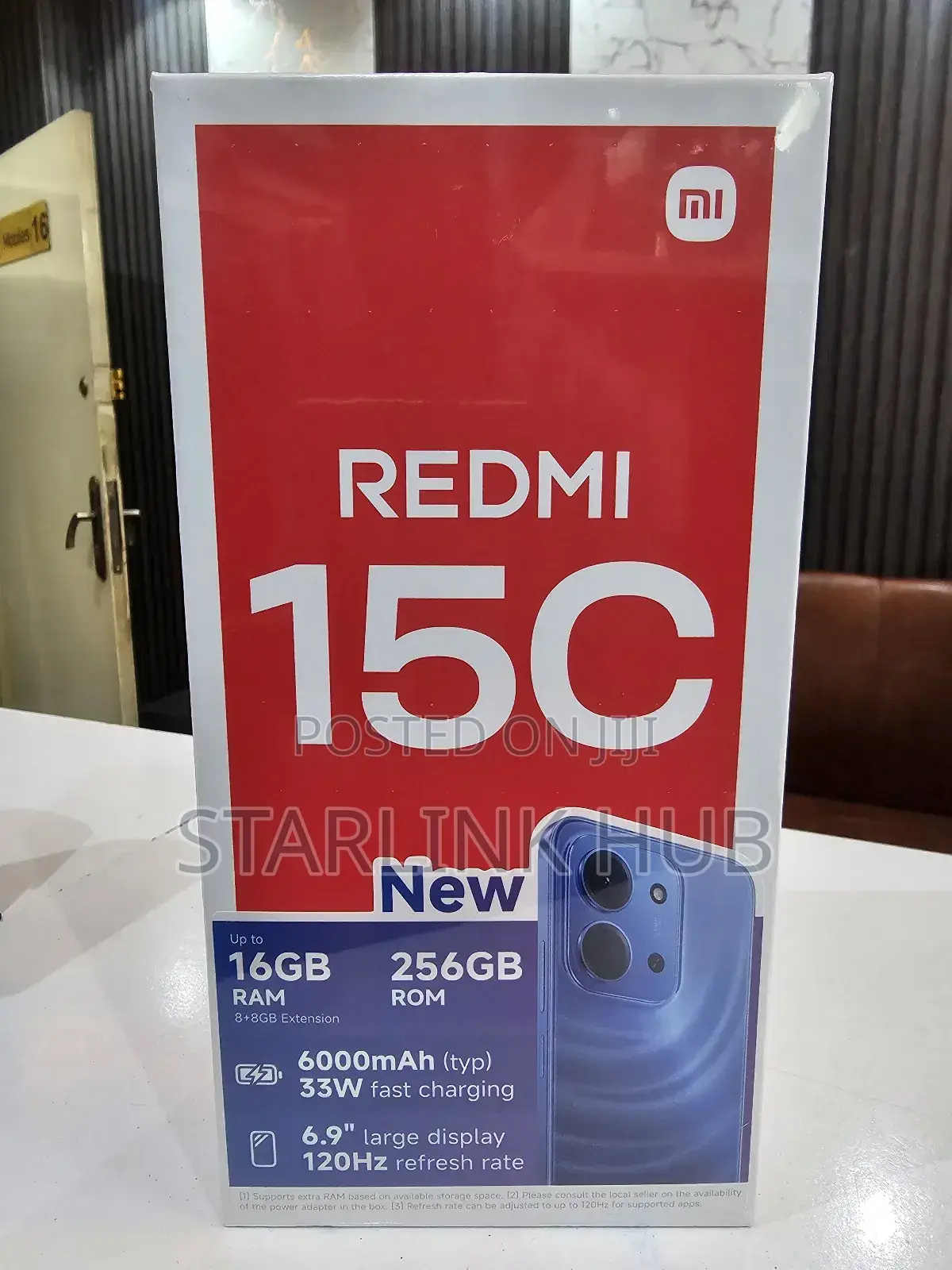 New Xiaomi Redmi 15C 4G 256 GB Black