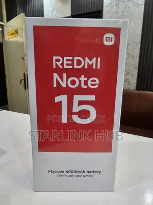 New Xiaomi Redmi Note 15 256 GB Black