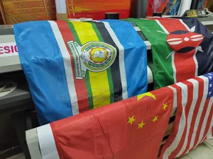 East African And Kenyan Flags