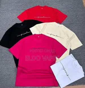 Round Neck High Quality Tshirts - Freedom