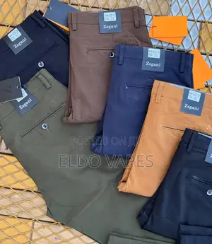 Khaki Trousers (Soft Material) - Zagani