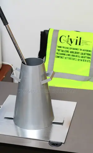 Slump Cone Apparatus For Concrete Works