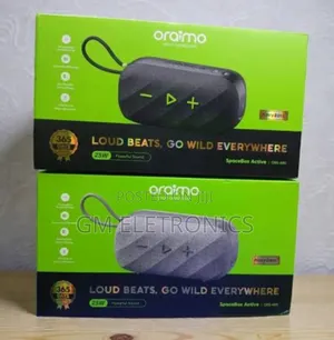25w Rugged Portable Speaker Oraimo Spacebox Active( Black Grey)