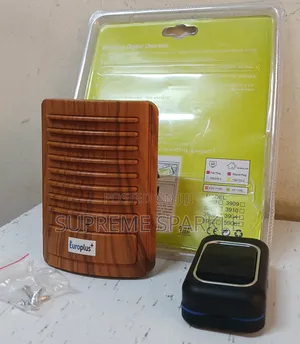 Wireless Digital Doorbell. Wooden Doorbell
