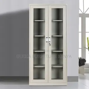 2-glass Door Office Steel Filling Cabinet