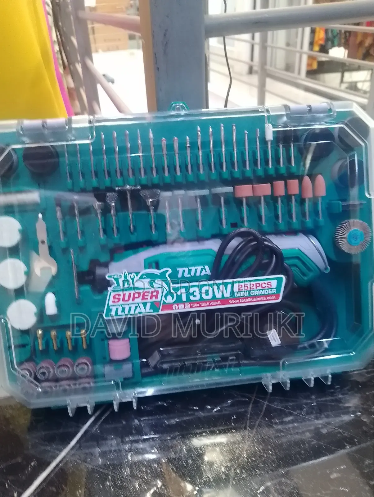 Total 252pcs Mini Grinder 130w