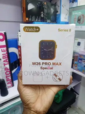 W26 Pro Max Smartwatch 44mm With Wireless Earbuds Combo