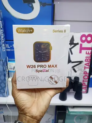 W26 Pro Max Smartwatch 44mm With Wireless Earbuds Combo