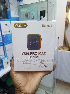 W26 Pro Max Series 8 Smartwatch With Fitness Health Tracking