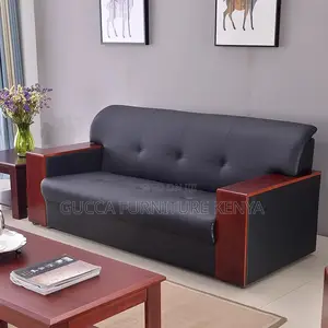 5-seater Leather Executive Reception Sofa