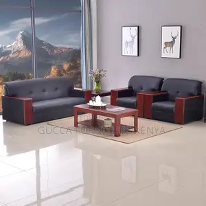 5-seater Leather Executive Reception Sofa