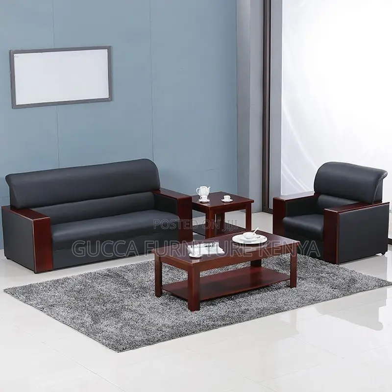 5-seater Leather Executive Reception Sofa