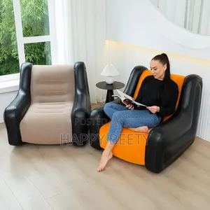 *Inflatable Modern 1 Seater Sofa With Armrests Free Pump