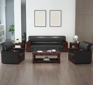 Office Sofa : 5-Seater Executive Guest Office Sofa Set