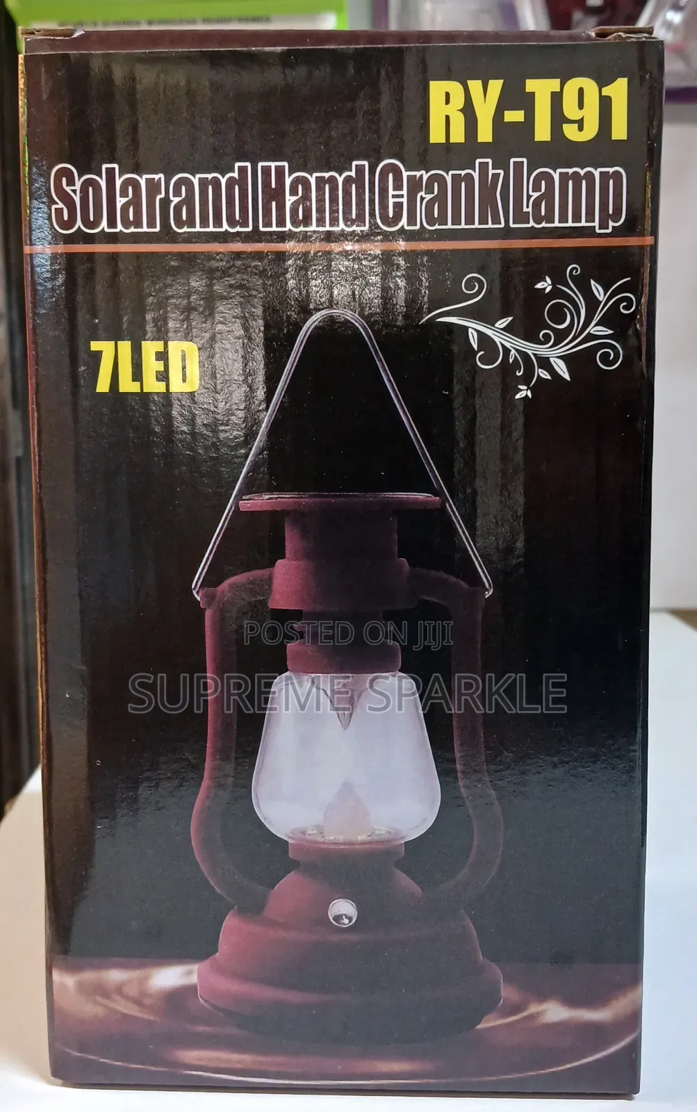 Ry-T91 Solar and Hand Crank Lamp,