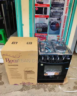 Roch Standing Cooker 50*55 3gas+1electric, Electric Oven, Jet Burners