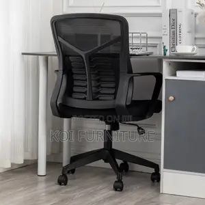 Office Chair : Mid-Back Ergonomic Mesh Office Chair