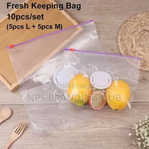 Reusable Ziplock Fridge Bags Set Of 20pcs 2kg Nm
