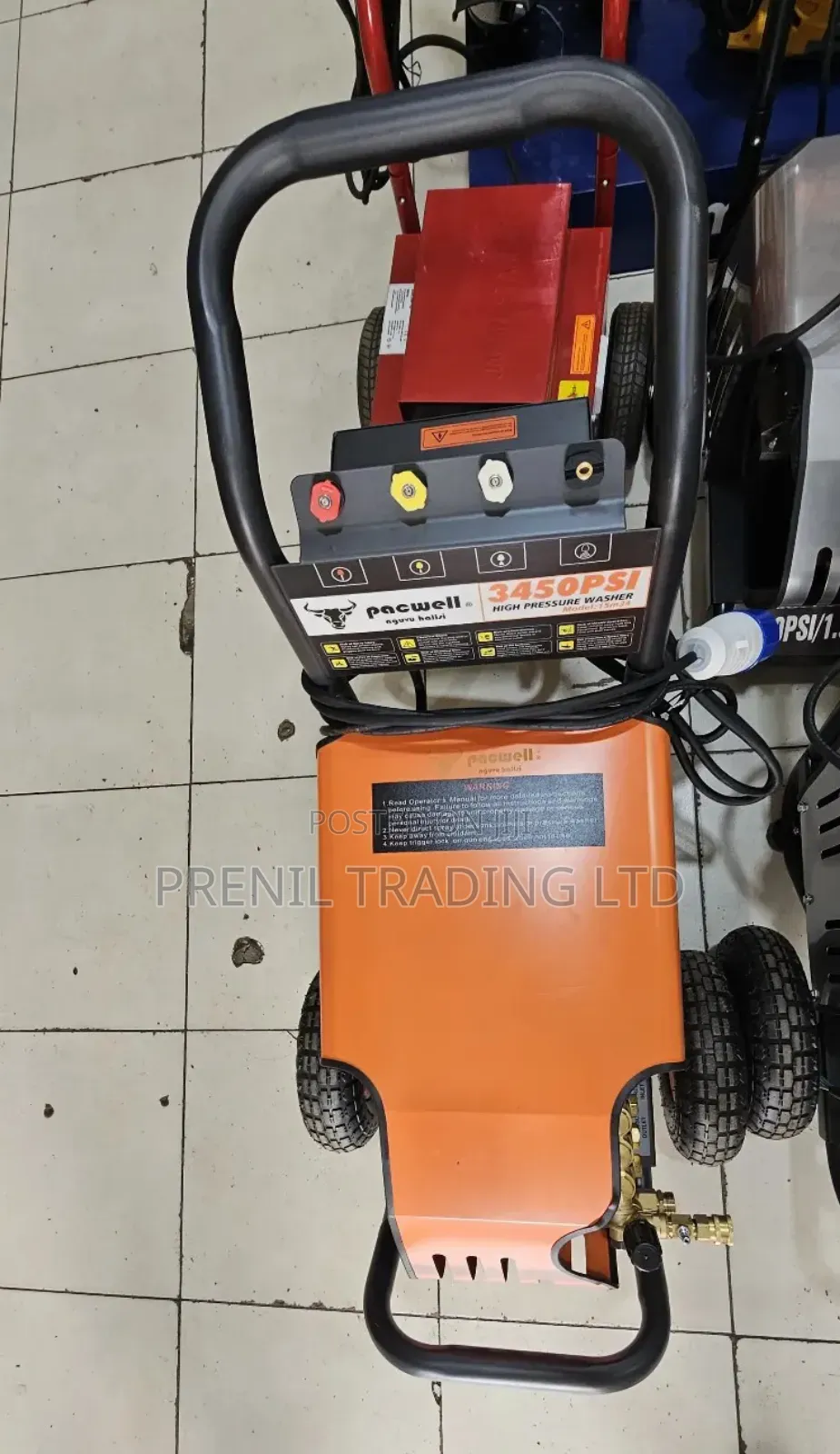 Pacwell 3450psi High-pressure Washer.