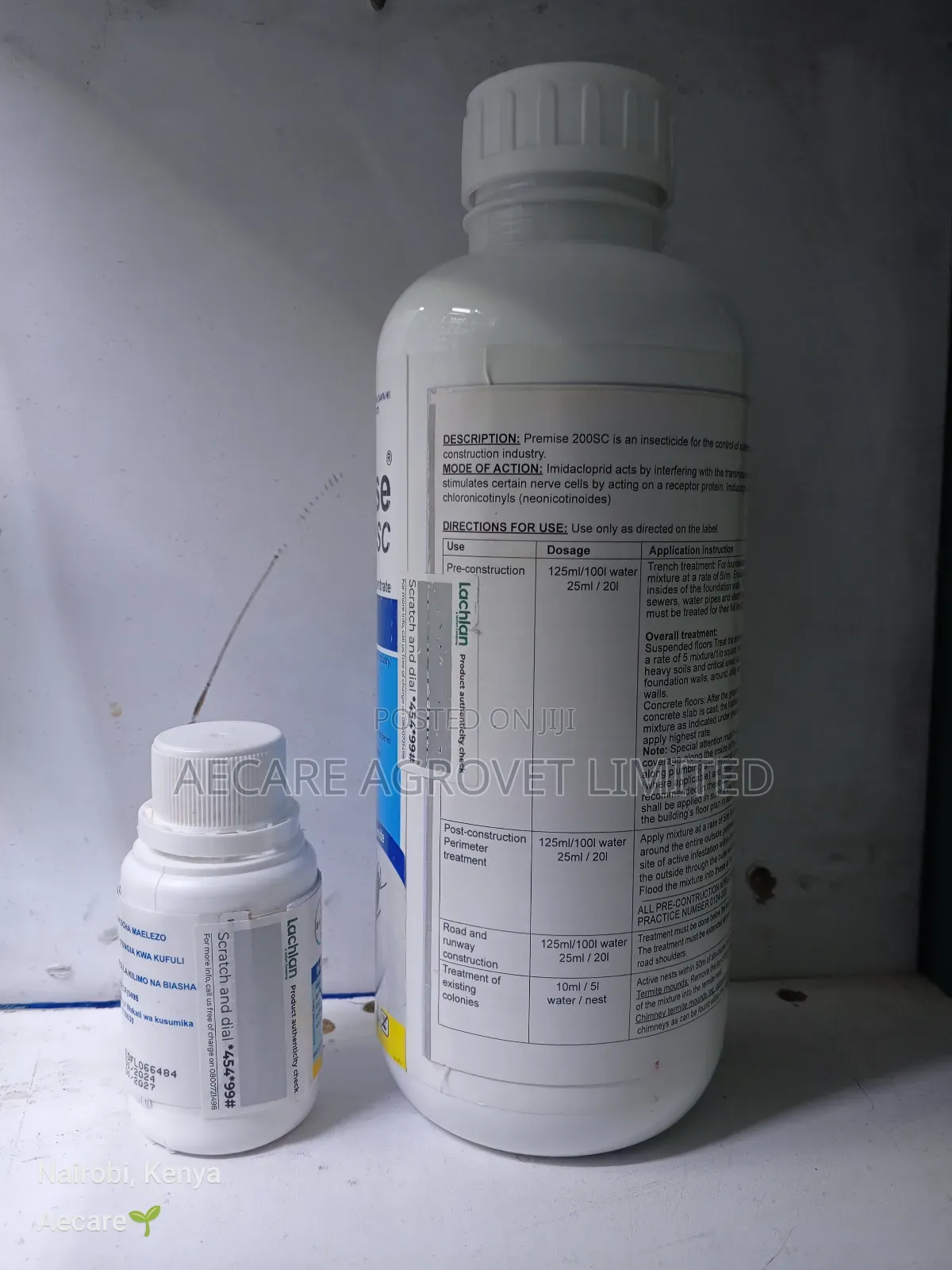 Premise 200sc Termiticide 50ml, 1litre