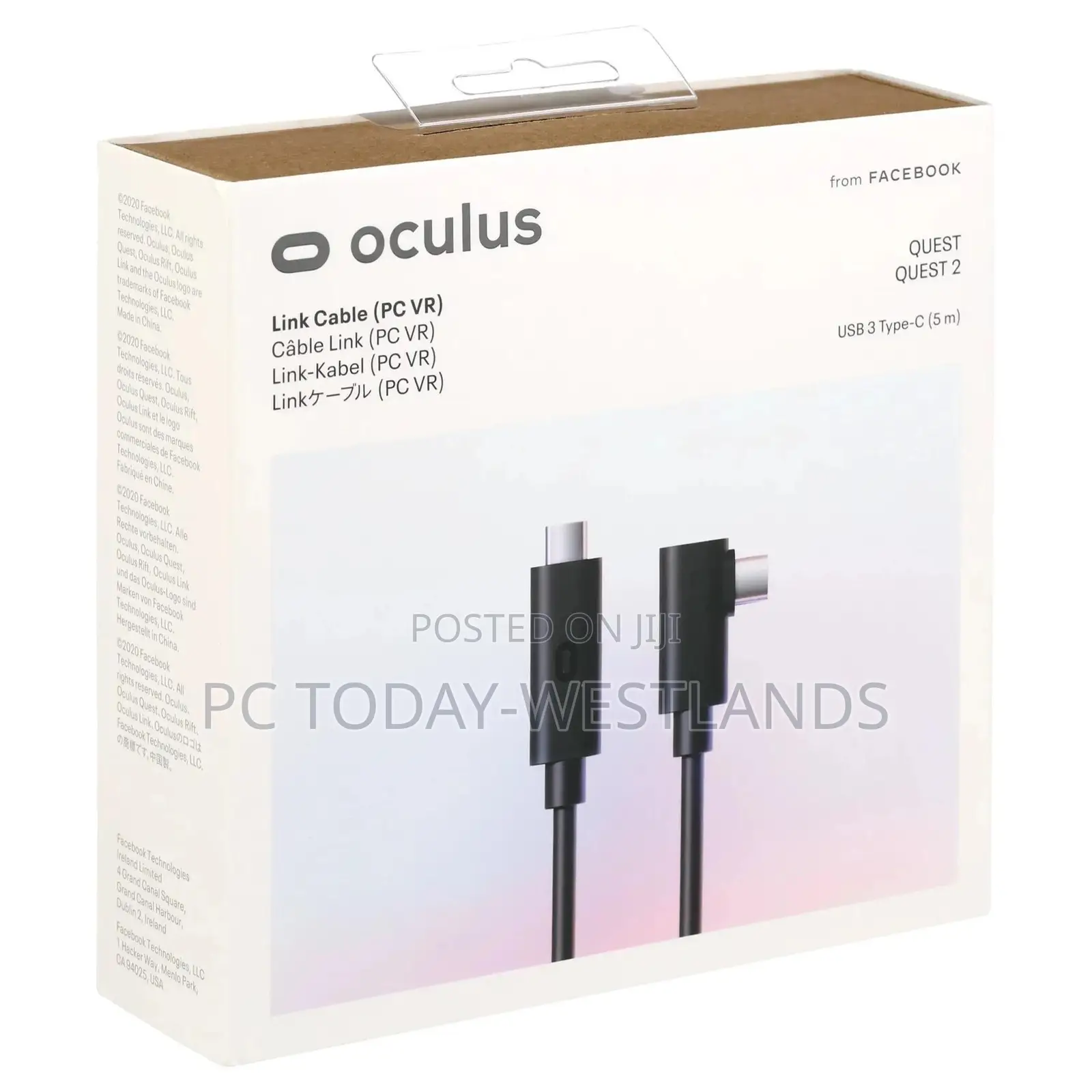 Quest (Oculus) Link Virtual Reality Headset Cable for Quest