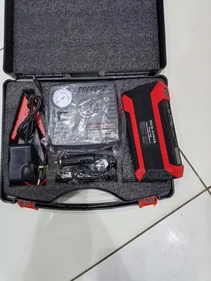 12v 99800mah Multi-Purpose Car Jump Starter With Air Compressor